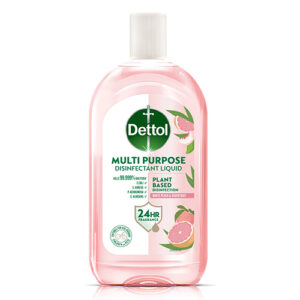 Dettol White Peach and Grapefruit Plant-Based Multipurpose Disinfectant Liquid 1L