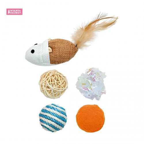 Marukan Assorted Toys for Cats, Type 1 (CT665) - Image 2
