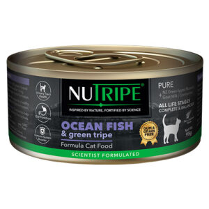 Nutripe Cat Wet Food - Pure (Gum Free) - Ocean Fish & Green Tripe 95g