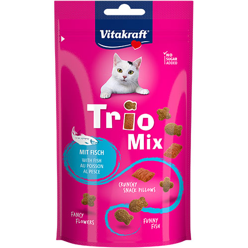Vitakraft Trio Mix - Fish Cat Treat 60g