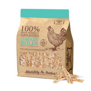 Absolute Bites Air Dried Treats for Dogs - Chicken Roll 300g