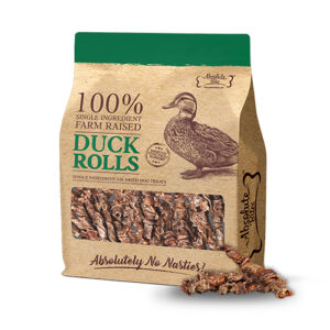 Absolute Bites Air Dried Treats for Dogs - Duck Roll 300g