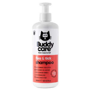 Buddy Care Flea & Tick Cat Shampoo 500ml