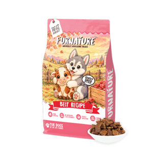 Fur Nature Natural Wholesome Gently Dried Dog Treats - Beef Recipe (200g)
