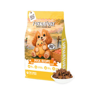 Fur Nature Natural Wholesome Gently Dried Dog Treats - Duck Recipe (200g)