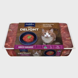 Frozen Paringa Cats Delight Raw Minced Kangaroo 2x500g
