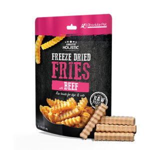 Absolute Holistic Freeze Dried Raw Treats for Cats & Dogs - Beef Fries (60g)