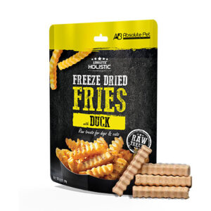 Absolute Holistic Freeze Dried Raw Treats for Cats & Dogs - Duck Fries (60g)