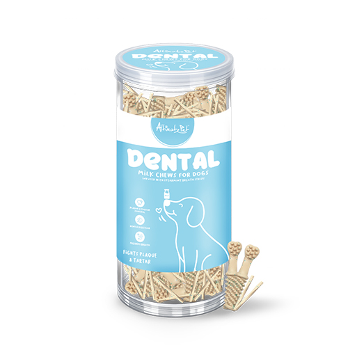 Altimate Pet Dental Chew Value Tub for Dogs - Milk (1200g)