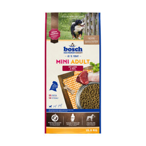 Bosch High Premium Concept - Adult Mini Lamb & Rice Dry Dog Food 15kg