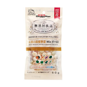 Doggyman 82130 Non Add Bolo Biscuit with 8 Veggies 50g