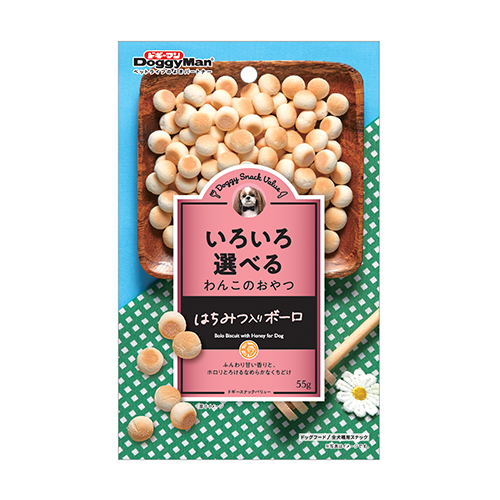 Doggyman 82736 Doggy Snack Honey Bolo Biscuits 55g