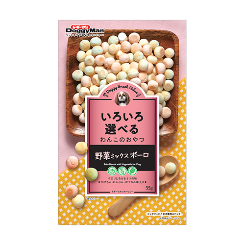 Doggyman 82737 Doggy Snack Vegetable Bolo Biscuits 55g