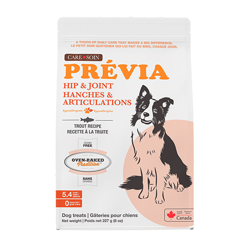 Oven Baked Dog Treats Prévia Hip and Joint Grain-Free Treats for Dogs (Trout) 227g