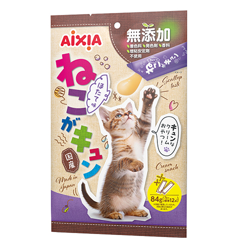 Aixia Kyun Cat Happy Sticks - Scallop Flavour 84g - QCL3