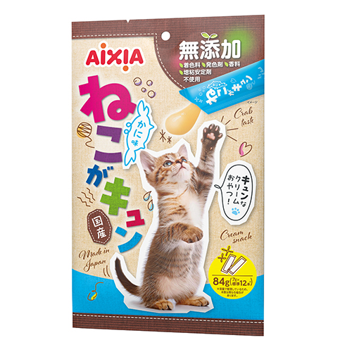Aixia Kyun Cat Happy Sticks - Crab Flavour 84g - QCL5