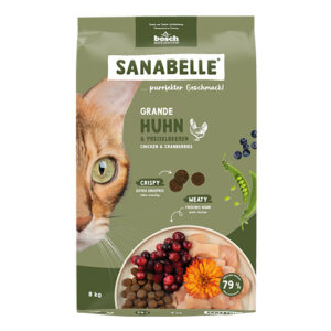 Sanabelle Life - Adult Dry Cat Food - Grande Big Bites (Chicken) 8kg
