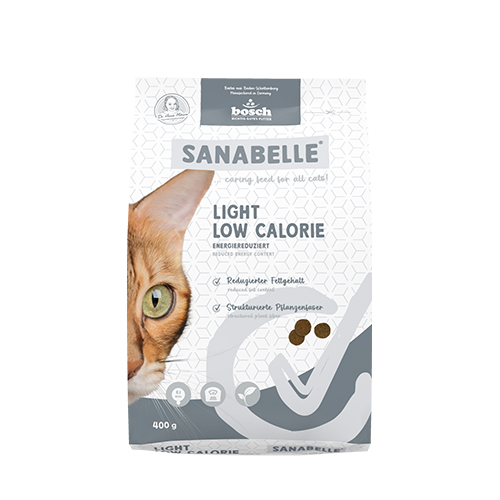 Sanabelle Care - Light Low Calorie Dry Cat Food 400g