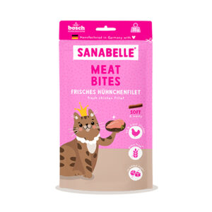 Sanabelle Cat Treats - Meat Bites Fresh Chicken Fillet 55g
