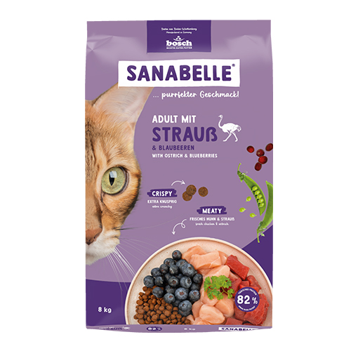 Sanabelle Life - Adult Dry Cat Food (Ostrich) 8kg