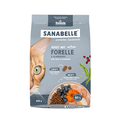 Sanabelle Life - Adult Dry Cat Food (Trout) 400g